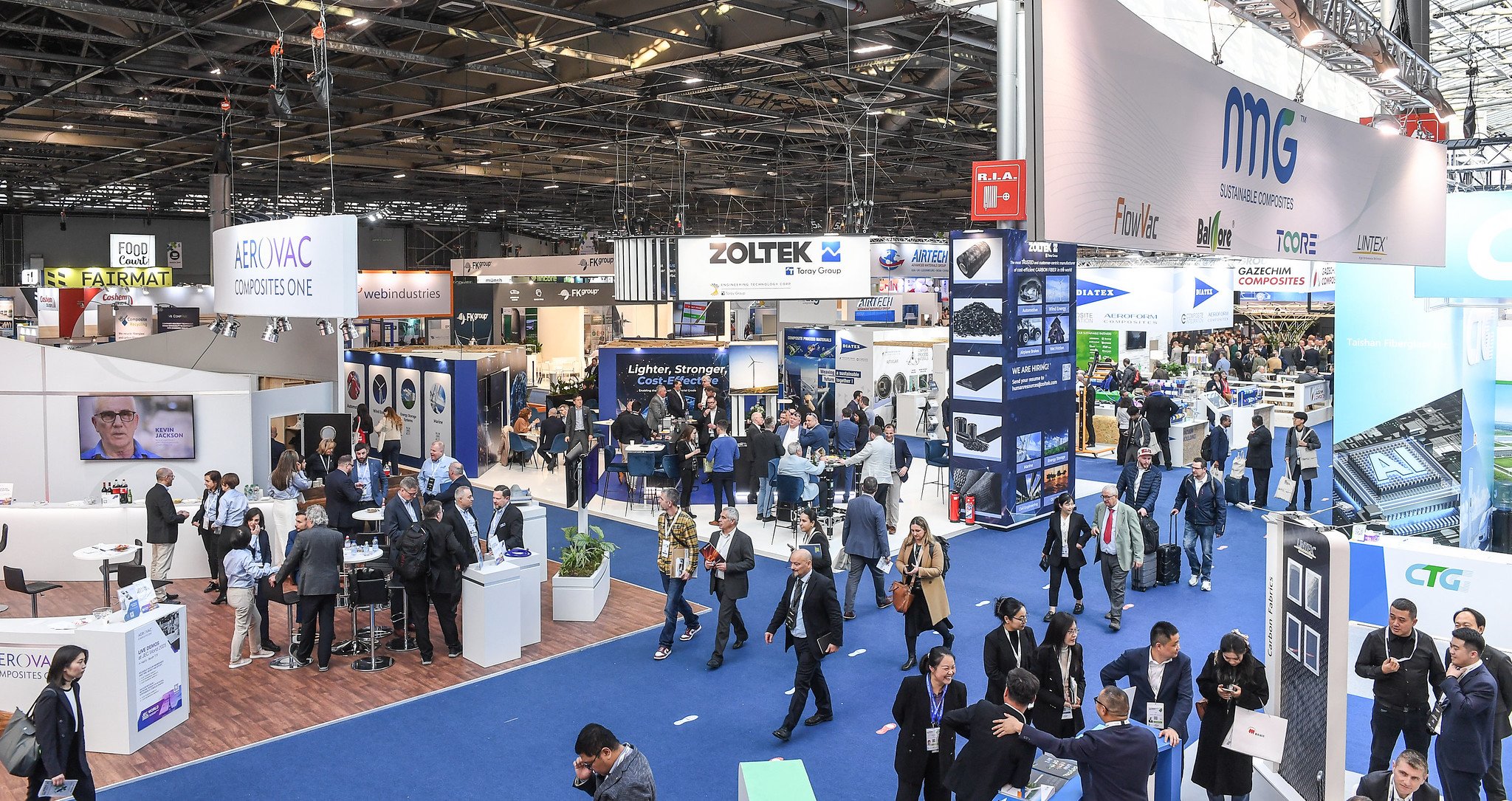 An overview of an exhibition hosted at Paris Nord Villepinte